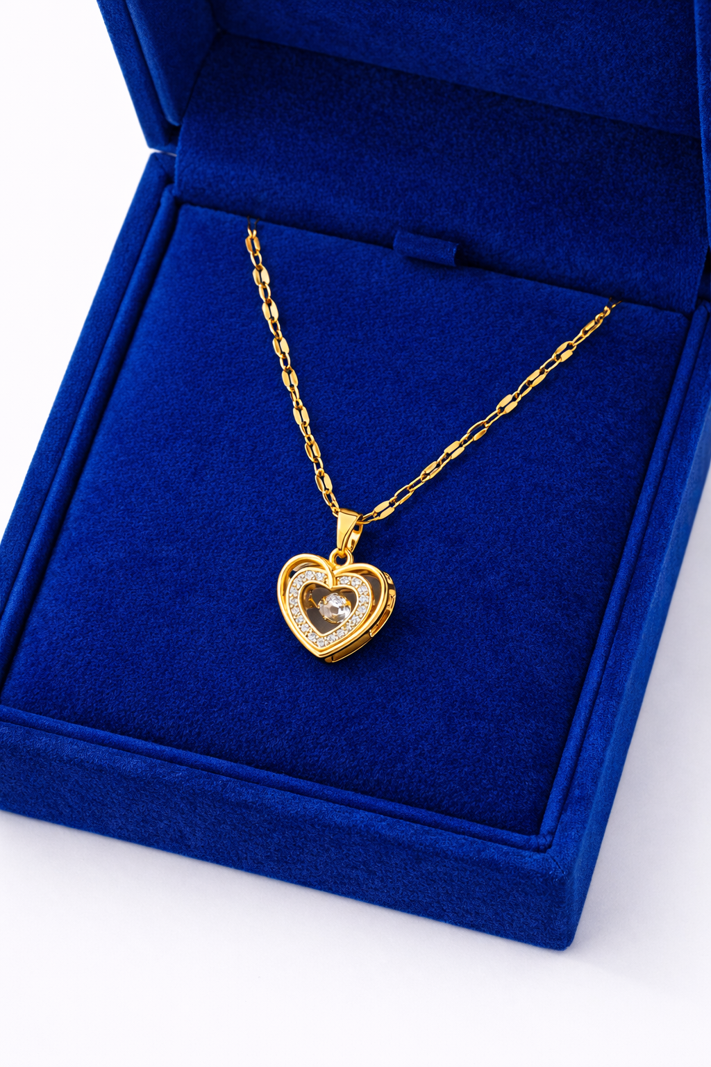 Collar en forma de corazón